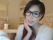 Korean Glasses κορίτσι On Webcam